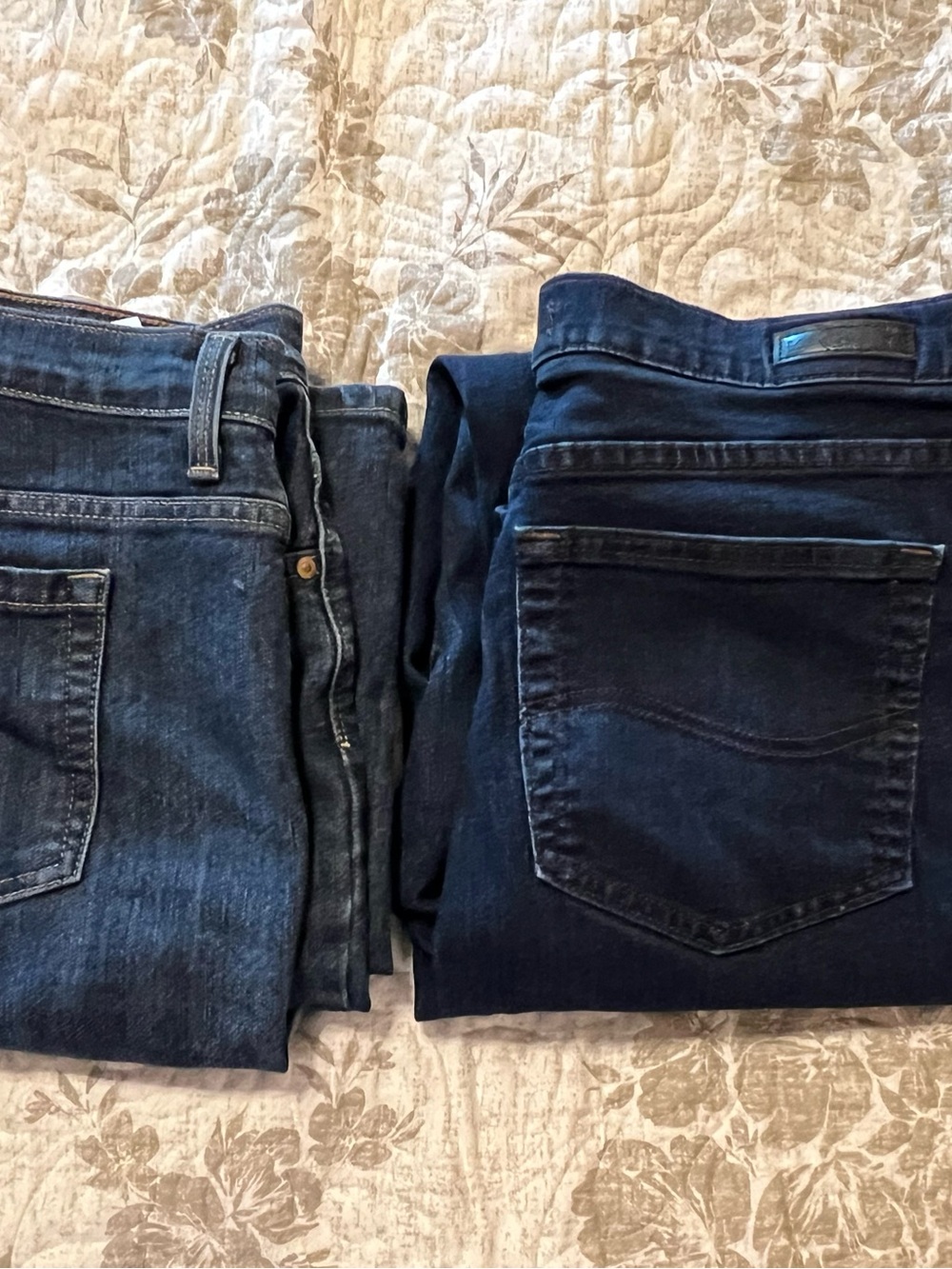 Women’s Dark Blue Denim Jeans - Classic Slim Fit